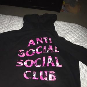 Black Anti Social Social Club Hoodie